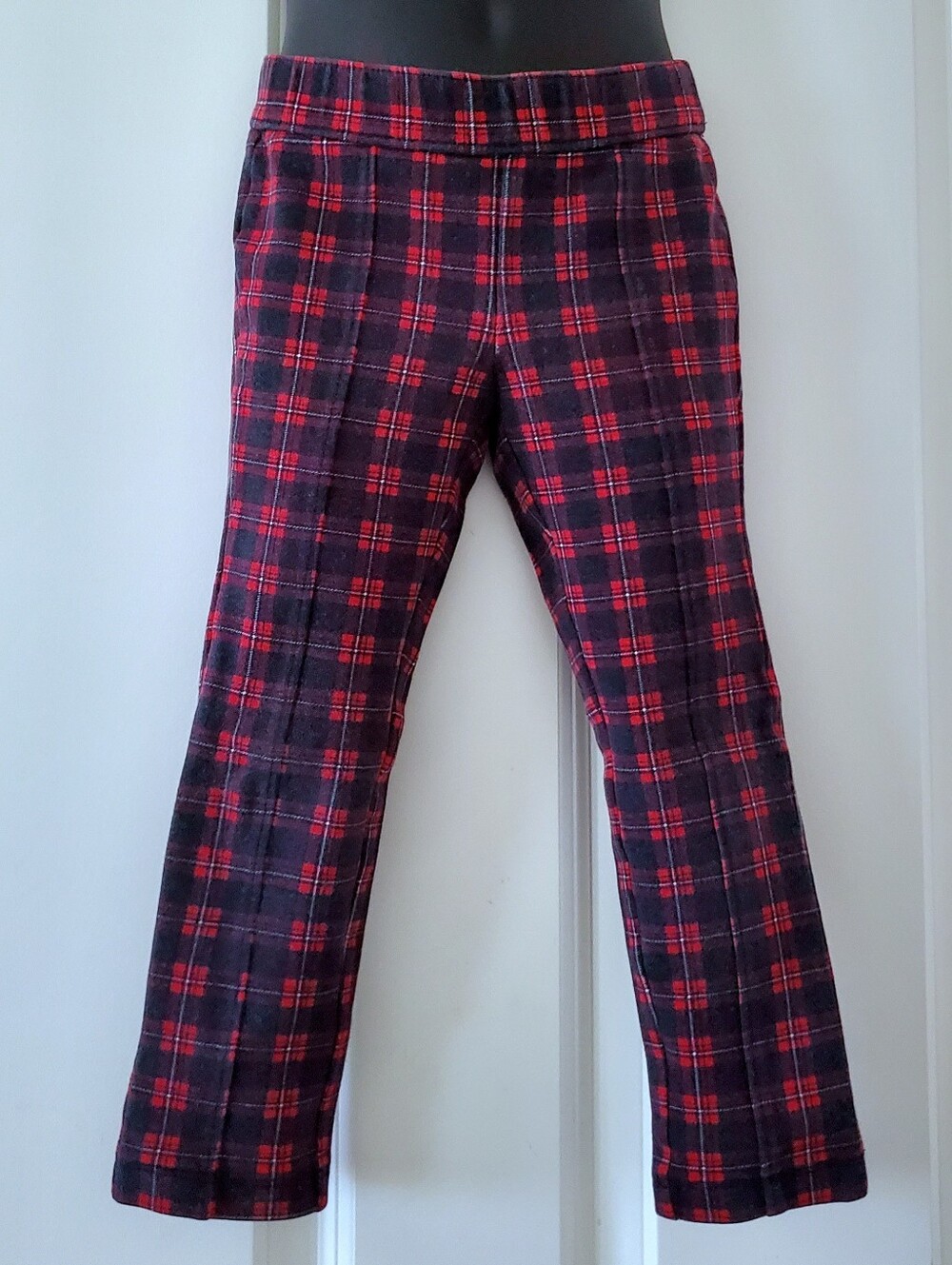 Gymboree Little Girls Plaid Ponte Knit Pants